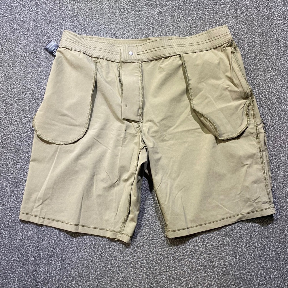 Kuhl Navigatr Shorts Mens 38 Khaki Tan Stretch Hiking Travel Outdoor Cargo Gorp - Picture 5 of 12